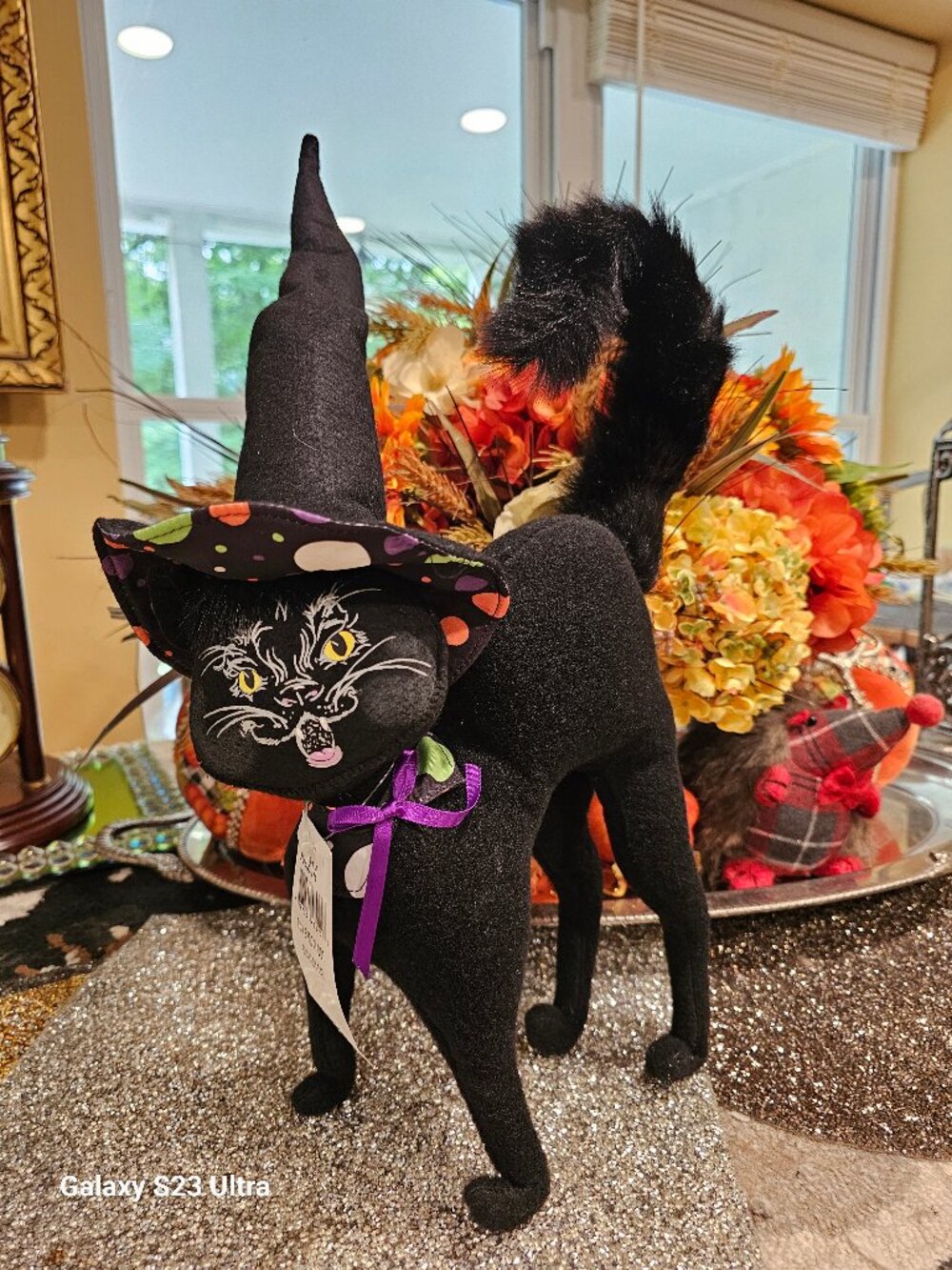 ANNALEE 12" Spooky Dot Scaredy Cat